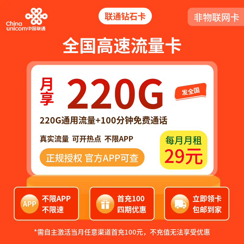 中国联通钻石卡